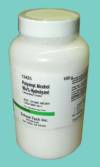 13425 Polyvinyl Alcohol - For Making Slime Lab Grade - 100g