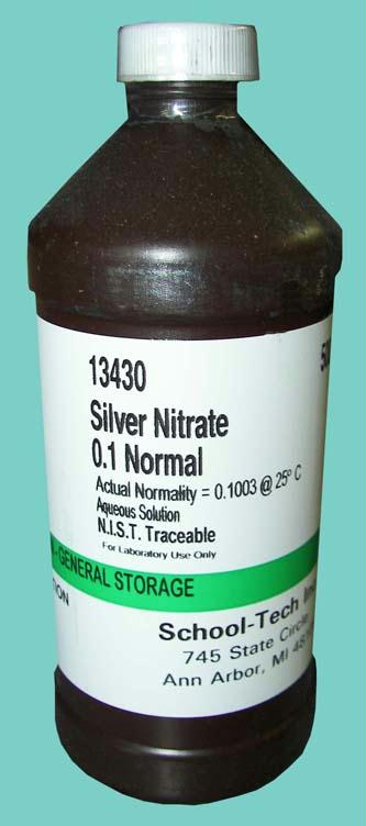 13430 Silver Nitrate Solution 0.1 Normal - 500ml