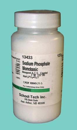 13433 Sodium Phosphate Monobasic Reagent Granular Crystal - 125g