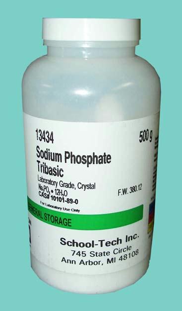 13434 Sodium Phosphate Tribasic - Tsp Lab Grade Crystal - 500g