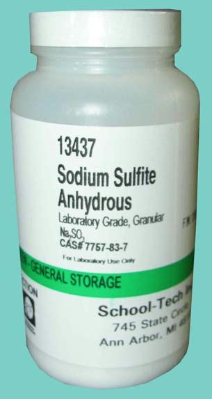 13437 Sodium Sulfite Lab Grade Anhydrous Granular - 500g