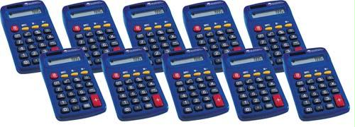 16305 Primary Calculators - Set Of 10