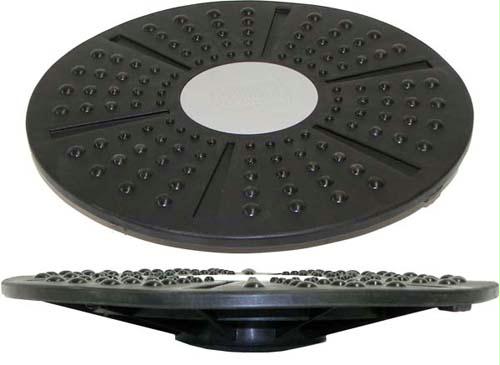 16" Hard Plastic Wobble Board With Fitness Guide