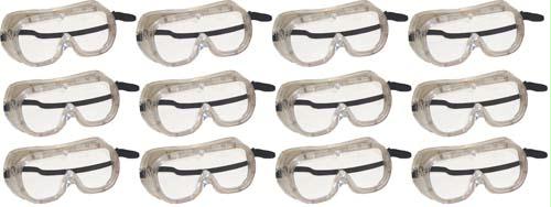Sf072p Ventilated Goggles - Set Of 12