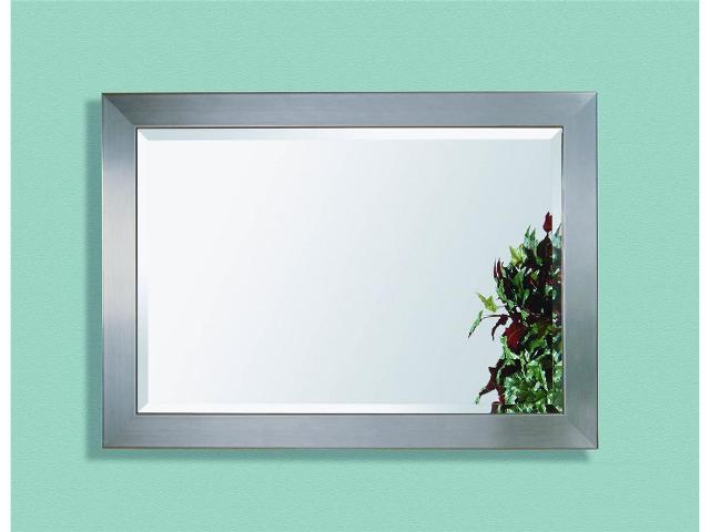 Basset 63307-1814ec Stainless Wall Mirror - Brushed Chrome