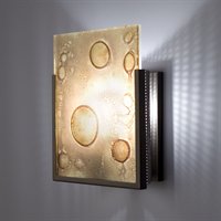 FN1 - SS - ALD Stainless Steel Wall Sconce Amber Lemon Drop FN1 - SS - ALD Stainless Steel Wall Sconce Amber Lemon Drop