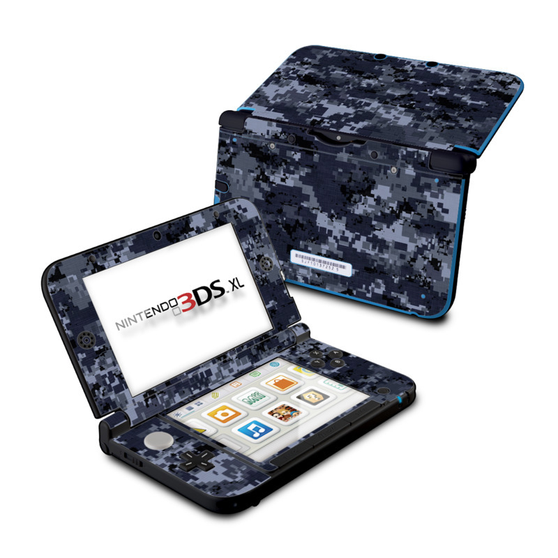 Decalgirl N3dx-digincamo Decalgirl Nintendo 3ds Xl Skin - Digital Navy Camo