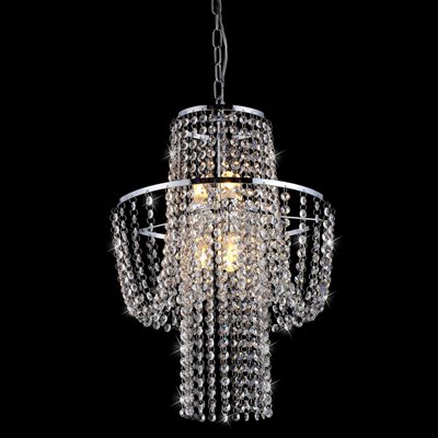 Rl6568 Charlotte Crystal-chrome Chandelier