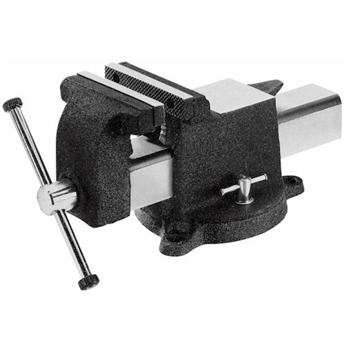 10906 6" All Steel Utility Combination Pipe And Bench Vise - Black