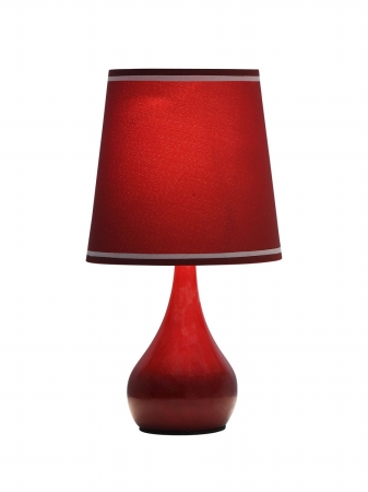 Ok-816bd 15 In. H Contempo Mini 3-way Touch Lamp-burgundy
