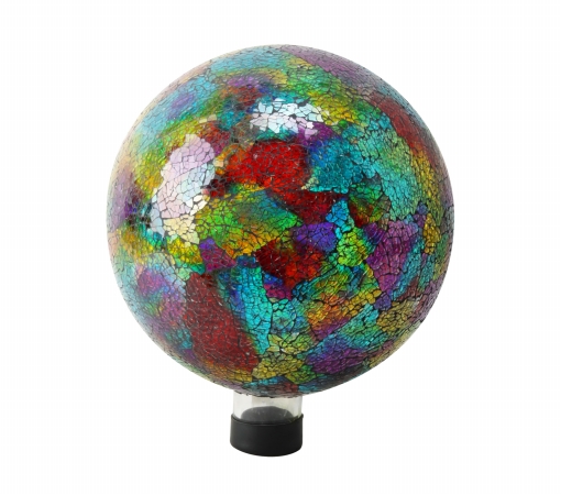 . Grs144 10 In. Multi Color Mosaic Gazing Globe