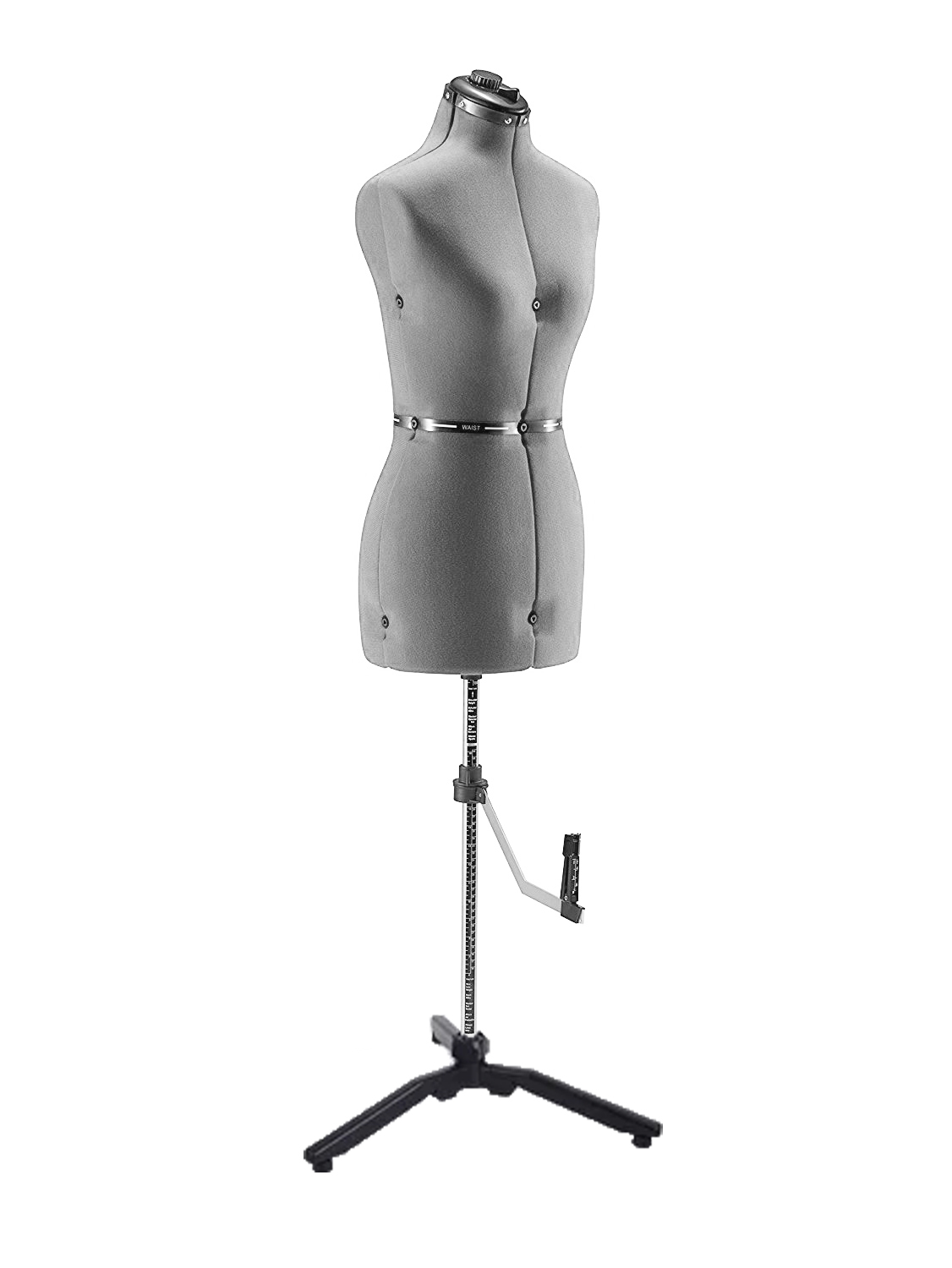 Fm-s Family Small Adjustable Mannequin Dress Form Grey