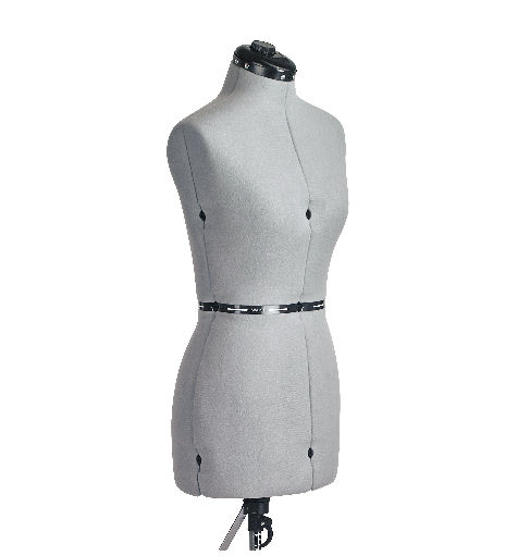 Fm-l Family Large Adjustable Mannequin Dress Form Grey