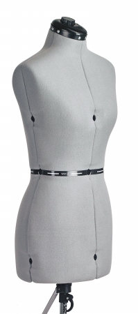 Fm-m Family Medium Adjustable Mannequin Dress Form Grey