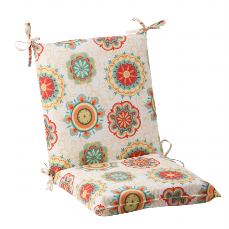 Farrington Aqua Squared Corners Chair Cushion