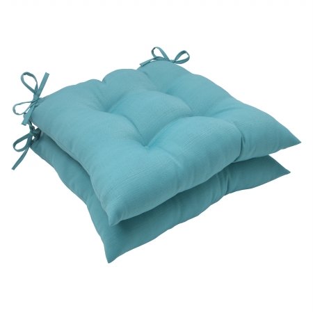 Forsyth Turquoise Wrought Iron Seat Cushion (set Of 2)