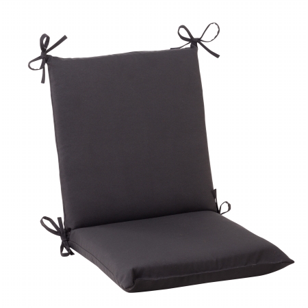 Fresco Black Squared Corners Chair Cushion