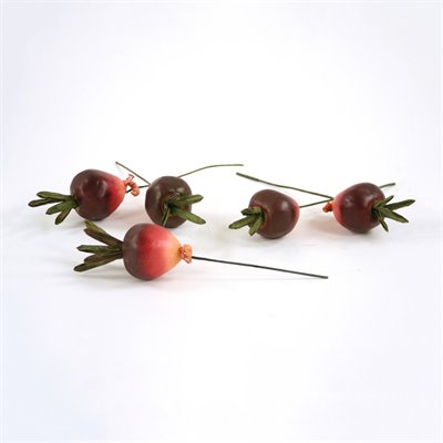 Distinctive Designs Dw-214 Veggies Assorted Stemmed Beets Each Set Includes 1-small 1 Large - Pack Of 6