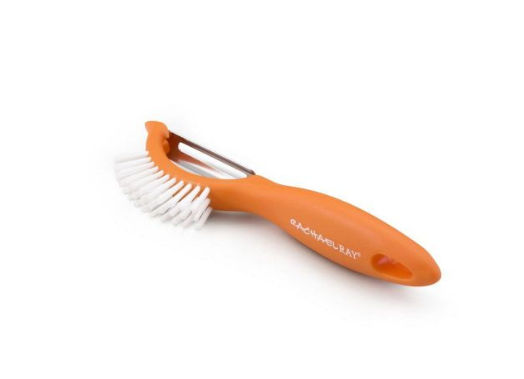55250 Tools Veg-a-peel 3-in-1 Potato Peeler Eye Picker And Brush Orange