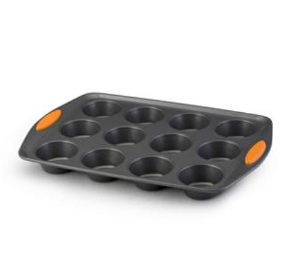 54075 Bakeware Oven Lovin Cups 12-cup Muffin Pan Grey