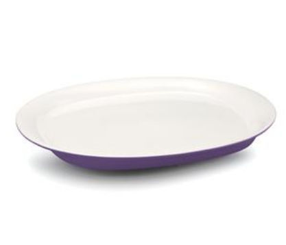 58567 Serveware 10-inch X 14-inch Oval Platter Purple