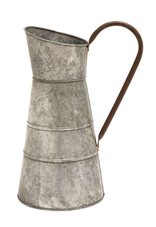 38182 Galvanized Watering Jug With Classic Style Design