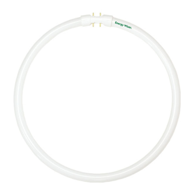 520122 12-watt Fluorescent Circline T5, 800 Series, 2gx13 Base, Neutral White - Pack Of 2