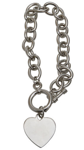 290-thb Premium Toggle Heart Bracelet