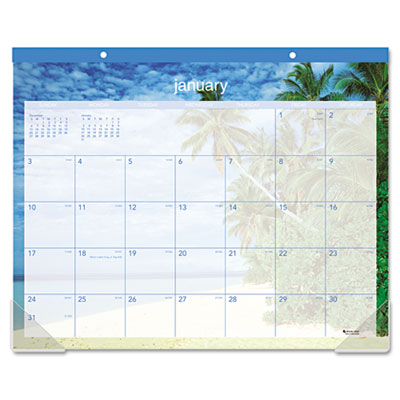 Dmdte232 Recycled Tropical Escape Desk Pad 22 In. X 17 Design 2013