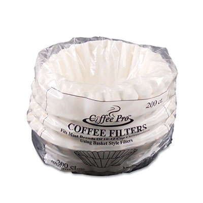 Cpf200 Basket Filters For Drip Coffeemakers 10 To 12 Cups White 200 Filters-pack
