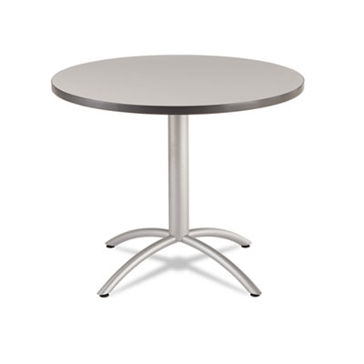 Iceberg 65621 Cafeworks Table, 36 Dia X 30h, Gray-silver