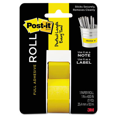 Post-It 2650-Y Full Adhesive Label Roll 1 x 400 Yellow 1-Roll Post-It 2650-Y Full Adhesive Label Roll 1 x 400 Yellow 1-Roll