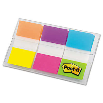 Sticky Note Flags 680-eg-alt Flags In Portable Dispenser Alternating Electric Glow Colors 60 Flags Per Pack