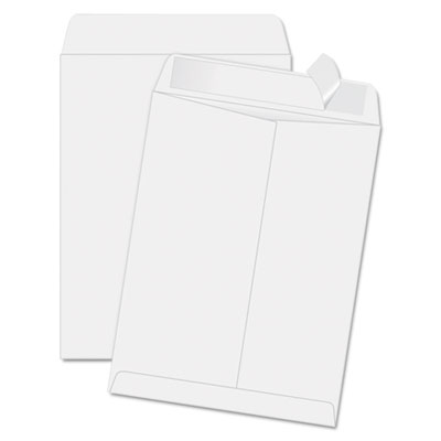 Quality Park 44834 Redi-Strip Catalog Envelope  11.5 x 14 .5  White  100-Box