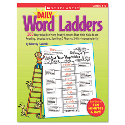 Scholastic  Daily Word Ladders  Grades 4-6  112 Pages