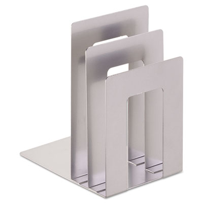 Soho Bookend With Squared Corners 8 .1 X 7 X 5 Silver