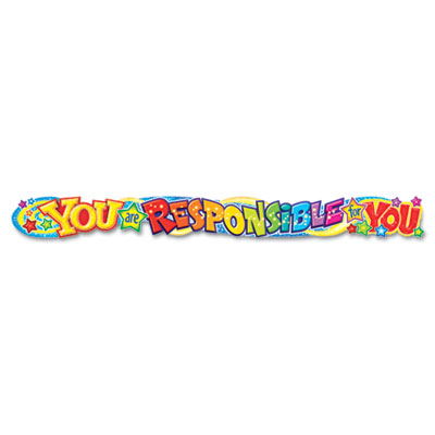 T25047 Quotable Expressions Wall Banner You Are Responsible For You 10 Ft