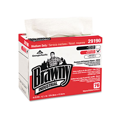 UPC 073310291901 product image for Brawny Industrial 29190-03 Airlaid Medium-Duty Wipers Cloth 9 .25 x 12 .4 76-Box | upcitemdb.com