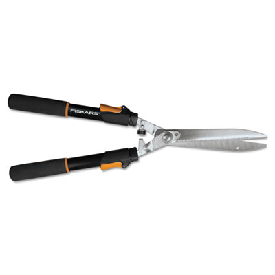 91696935j Telescoping Power-lever Hedge Shears Cushioned Grip