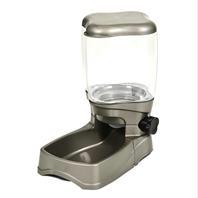 Petmate - Portion Right Feeder- Brushed Nickel 10 Pound