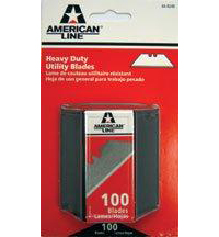 American Safety Razo Asr66-0240 2 Notch Utility Blade - 100 Pack