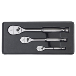 Kdt81206f 84 Tooth Full Polish Ratchet Set - 3 Pieces