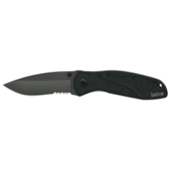 Ker1670blkst Black Blur Knife With Serrated Blade