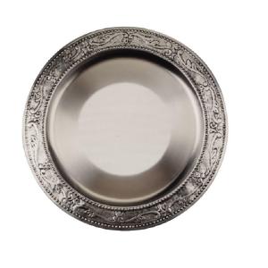 Os421 Set-6 13 In. Dia. Antique Embossed - Victoria - Charger Plates