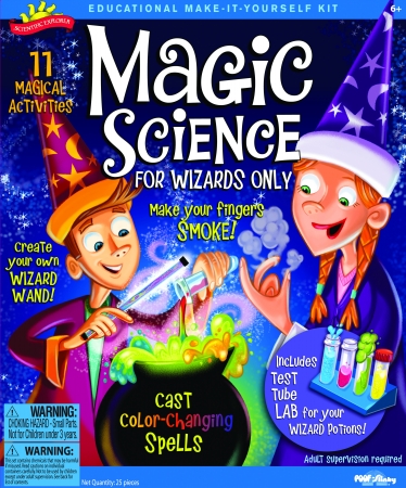 0sa247 Scientific Explorer Magic Science For Wizards Only Kit 7-activities