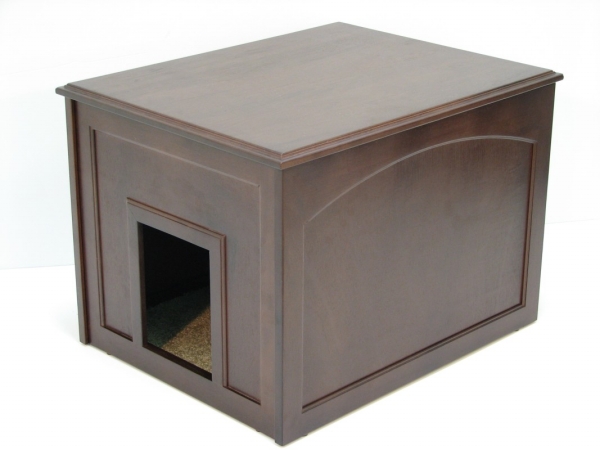 Ddc-esp Crown Pet Dog Den Cabinet-indoor Doghouse With Espresso Finish