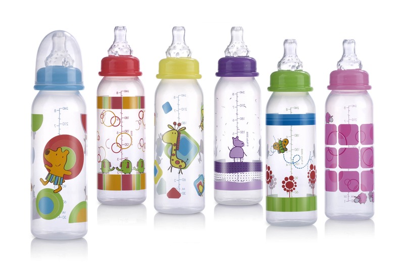 408780 Nuby Non-Drip Baby Bottles - Assorted Designs, 8 oz Case of 72