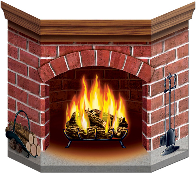 Brick Fireplace Stand-up Case Of 12