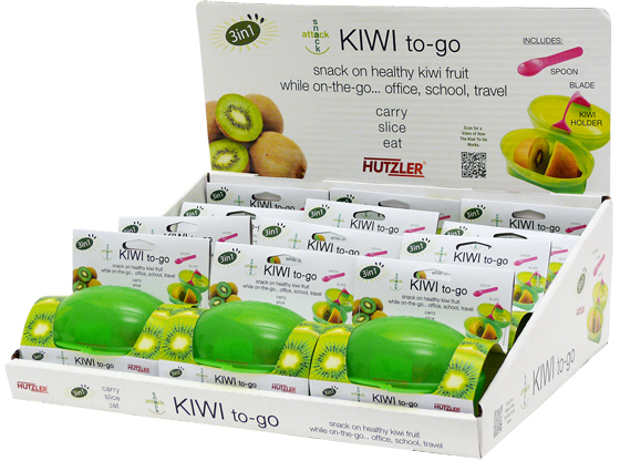 Kiwi To-go Snack Attack Counter Display - Case Of 12