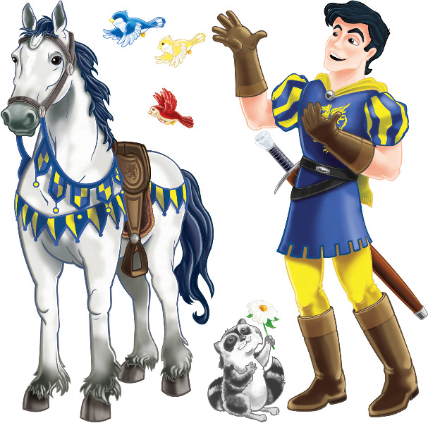 Prince & Trusty Steed Props - Case Of 12